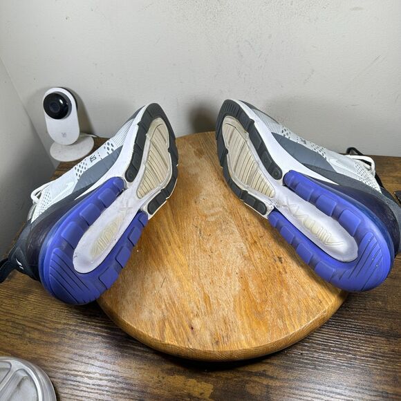 Nike Air Max 270 White Persian Violet Shoes Sneakers Men\'s Size 11 AH8050-107